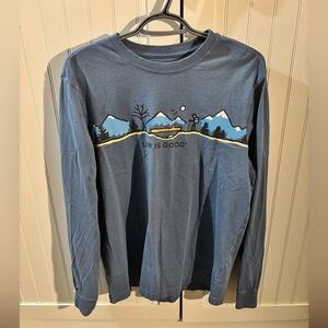 Men’s Life is Good Long Sleeve Tee